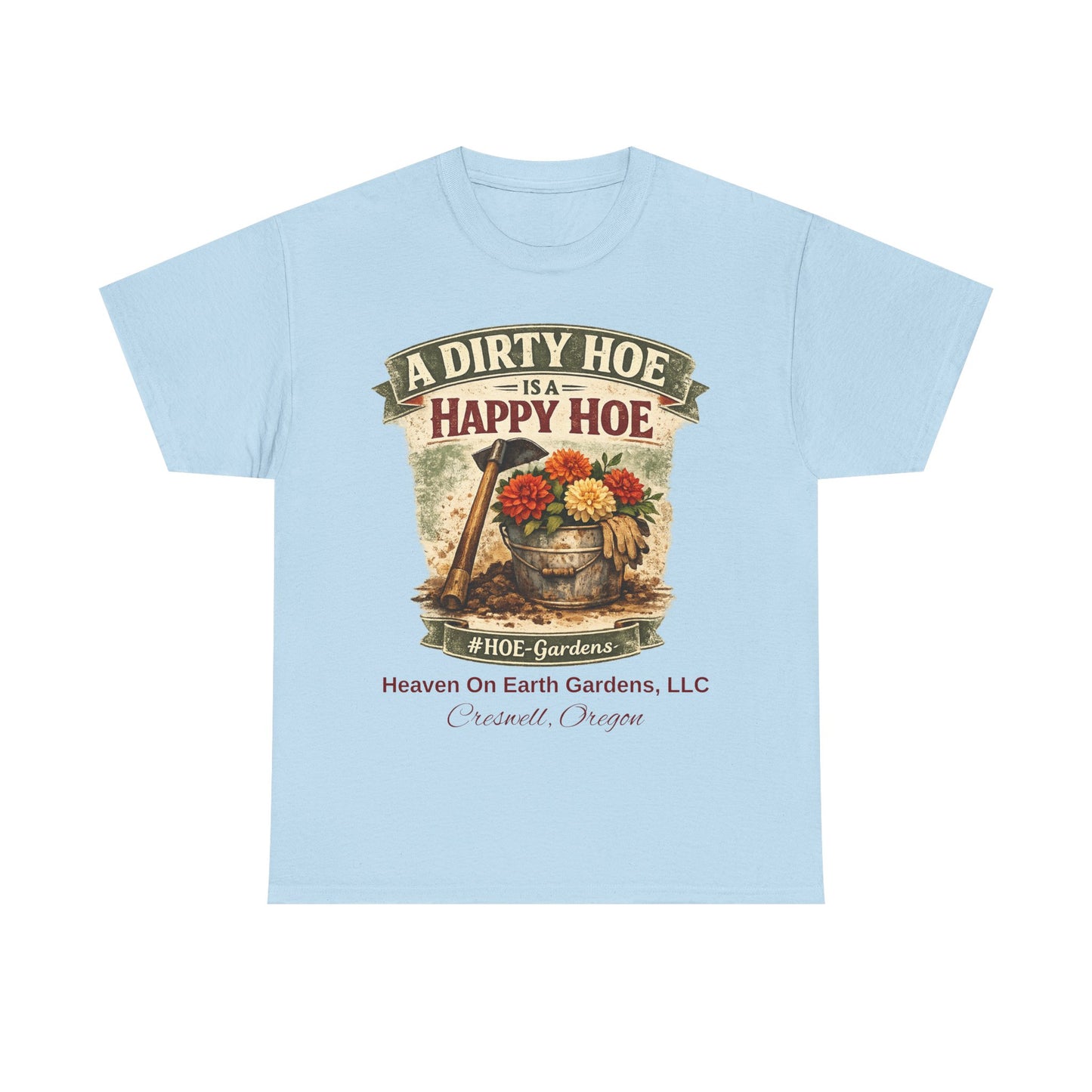 Dirty HOE - 'HOE Gardens' Funny Gardening Tee