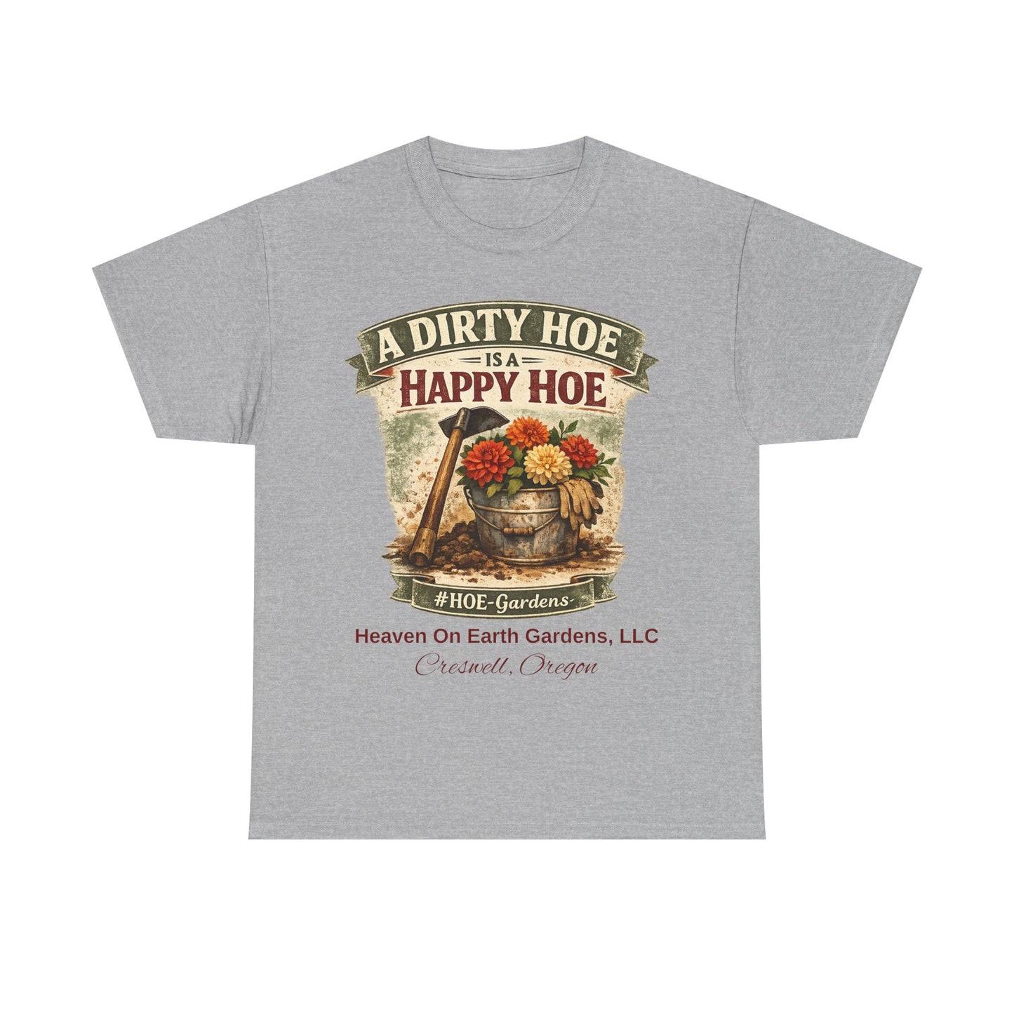 Dirty HOE - 'HOE Gardens' Funny Gardening Tee