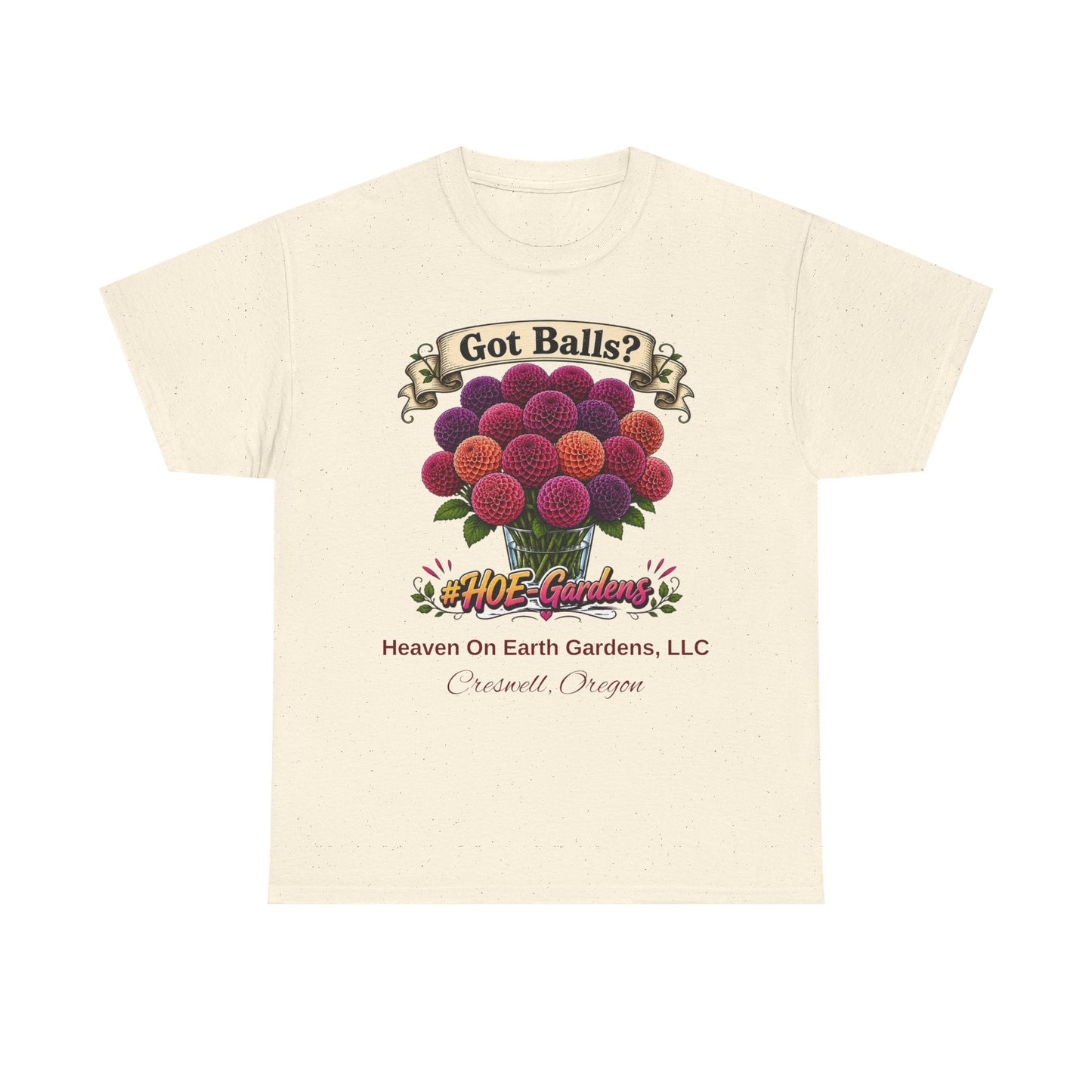 Got Balls? - 'HOE Gardens' Funny Gardening Tee