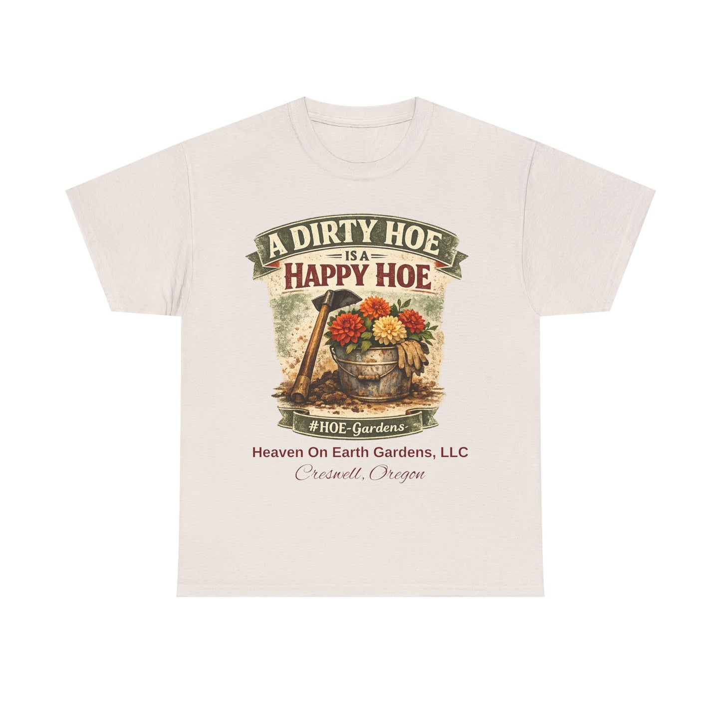Dirty HOE - 'HOE Gardens' Funny Gardening Tee