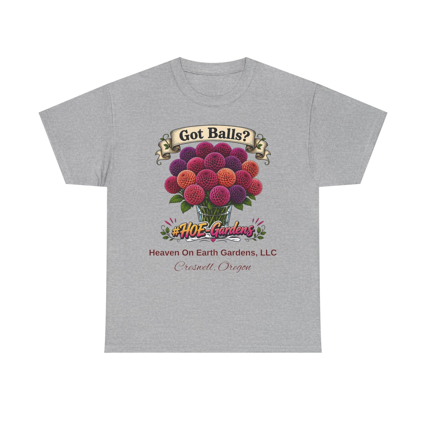 Got Balls? - 'HOE Gardens' Funny Gardening Tee