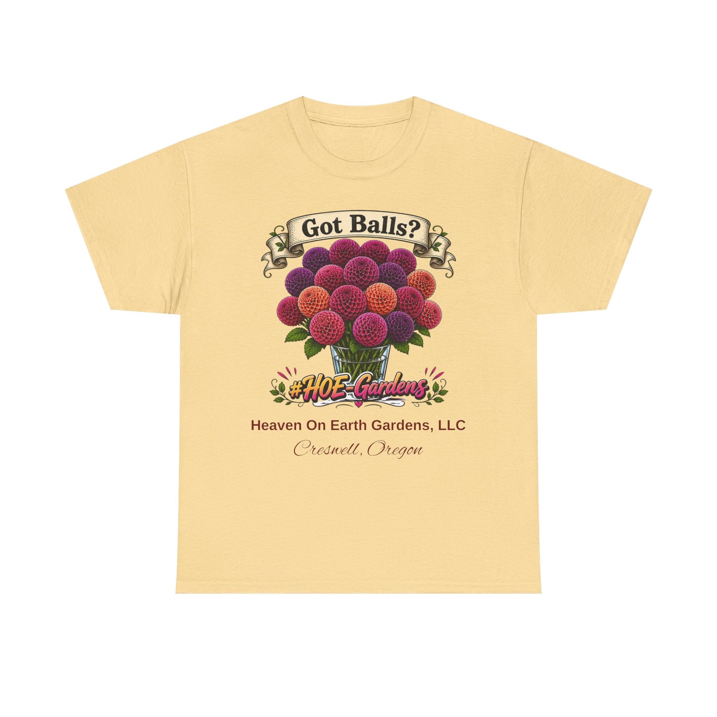 Got Balls? - 'HOE Gardens' Funny Gardening Tee