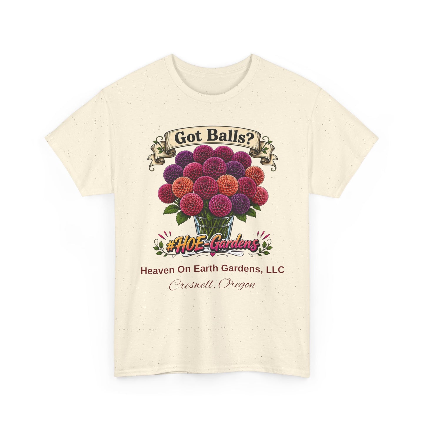 Got Balls? - 'HOE Gardens' Funny Gardening Tee