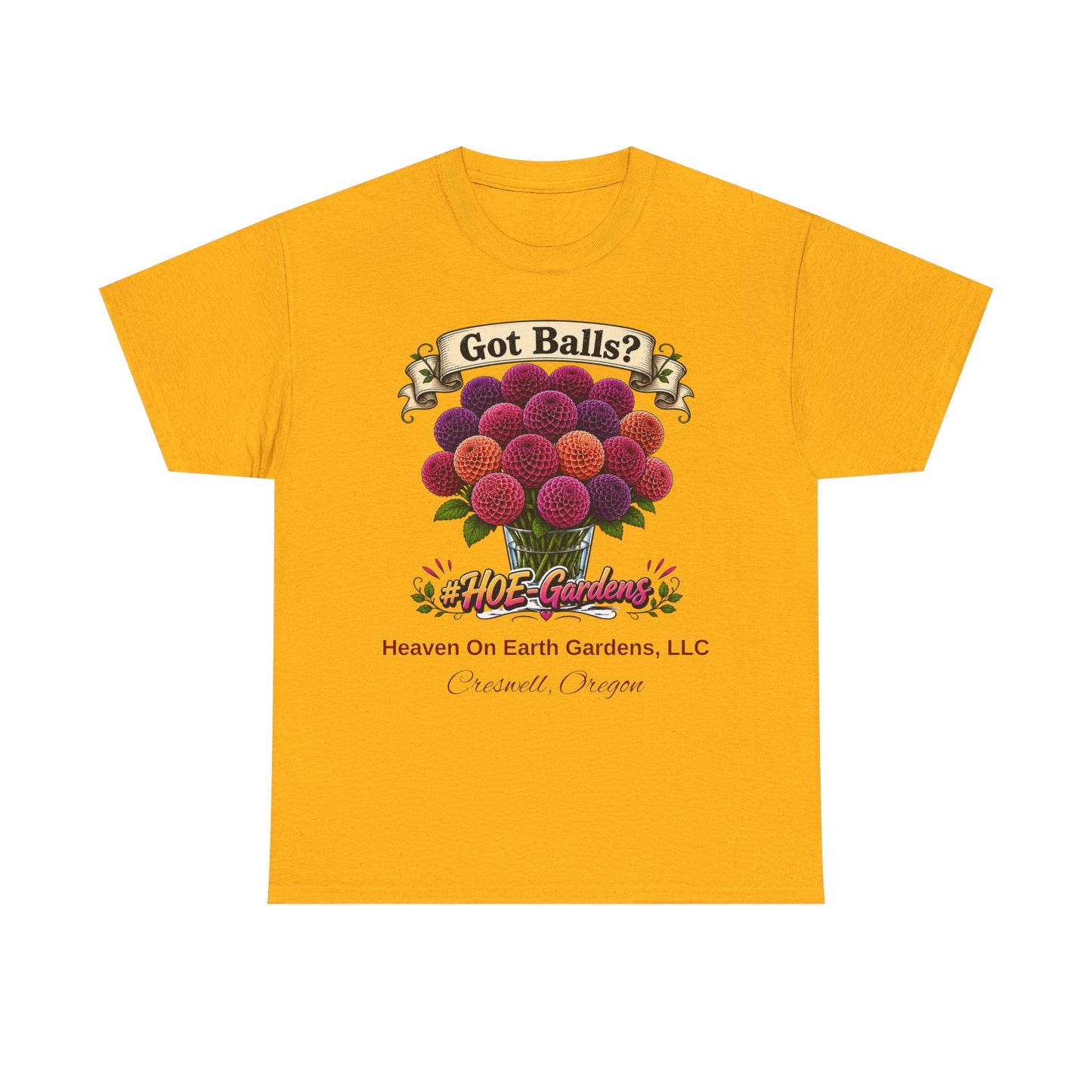 Got Balls? - 'HOE Gardens' Funny Gardening Tee